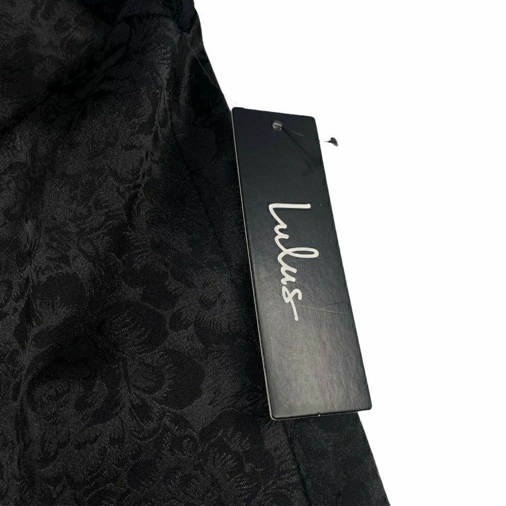 Lulus Evidently In Love Floral Satin Swing Dress NEW - Picture 6 of 7